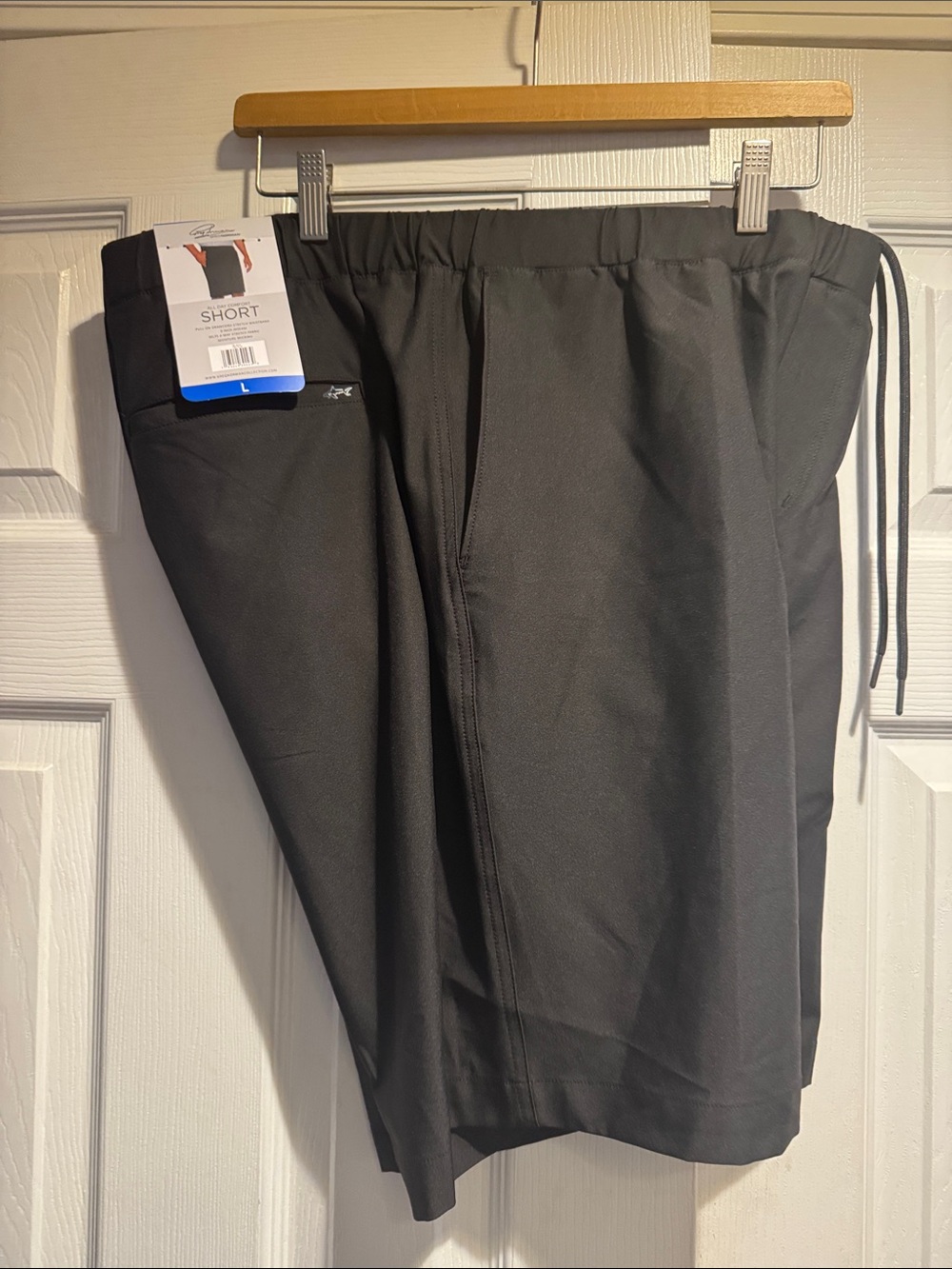Greg Norman Collection Black Pull-On Athletic Shorts